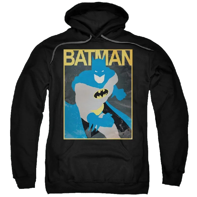Batman Simple Bm Poster - Pullover Hoodie Tapered Sleeve Pullover