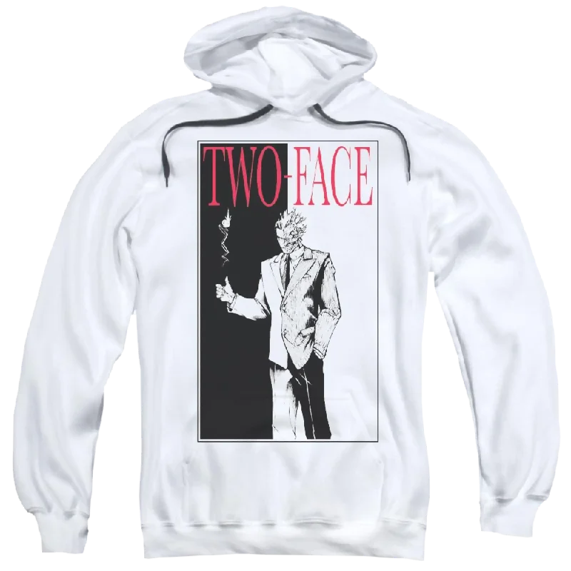 Batman Two Face - Pullover Hoodie Three Quarter Sleeve