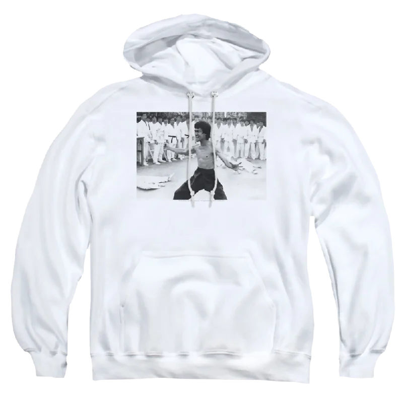 Bruce Lee Triumphant - Pullover Hoodie Leg Sleeve Comfort