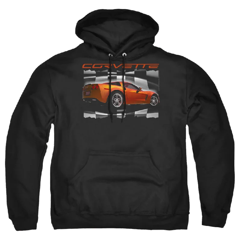 Chevrolet Orange Z06 Vette - Pullover Hoodie Bolero Style Sweater
