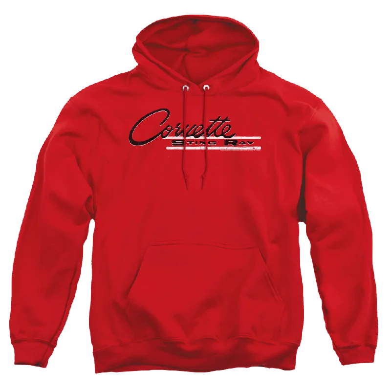 Chevrolet Retro Stingray - Pullover Hoodie Asymmetrical Hem Sweater