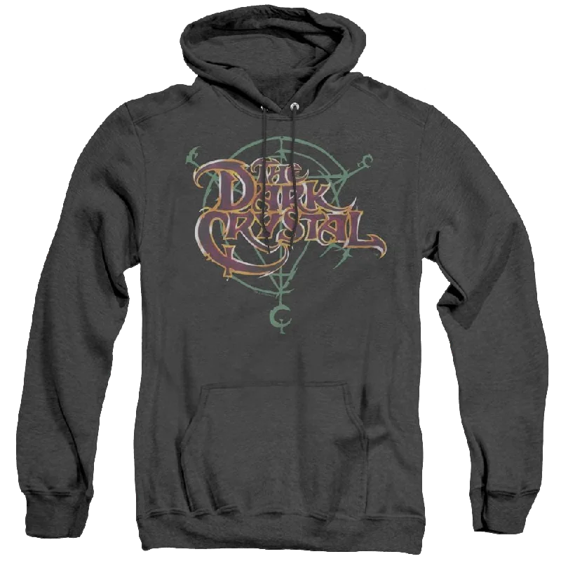 Dark Crystal, The Symbol Logo - Heather Pullover Hoodie Tight Sleeve Top