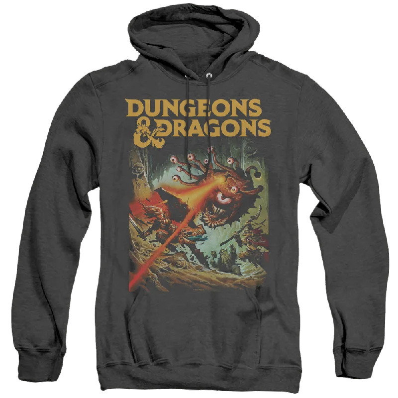 Dungeons & Dragons Beholder Strike - Heather Pullover Hoodie Cold Shoulder Design