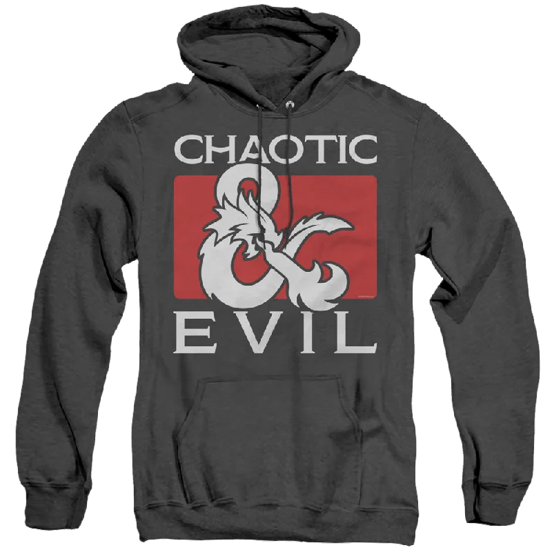 Dungeons & Dragons Chaotic Evil - Heather Pullover Hoodie Box Sleeve Comfort