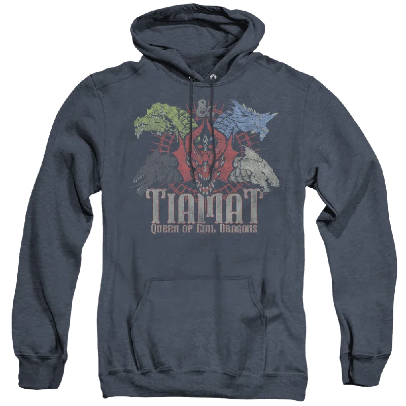 Dungeons & Dragons Tiamat Queen Of Evil - Heather Pullover Hoodie Cap Sleeve Casual