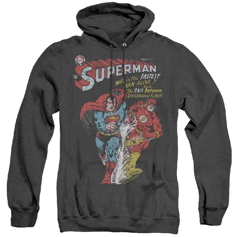 Flash, The Fastest - Heather Pullover Hoodie Blouson Sleeve Pullover