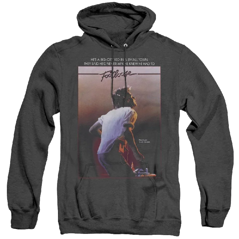 Footloose Poster - Heather Pullover Hoodie Ribbed Crew Neck