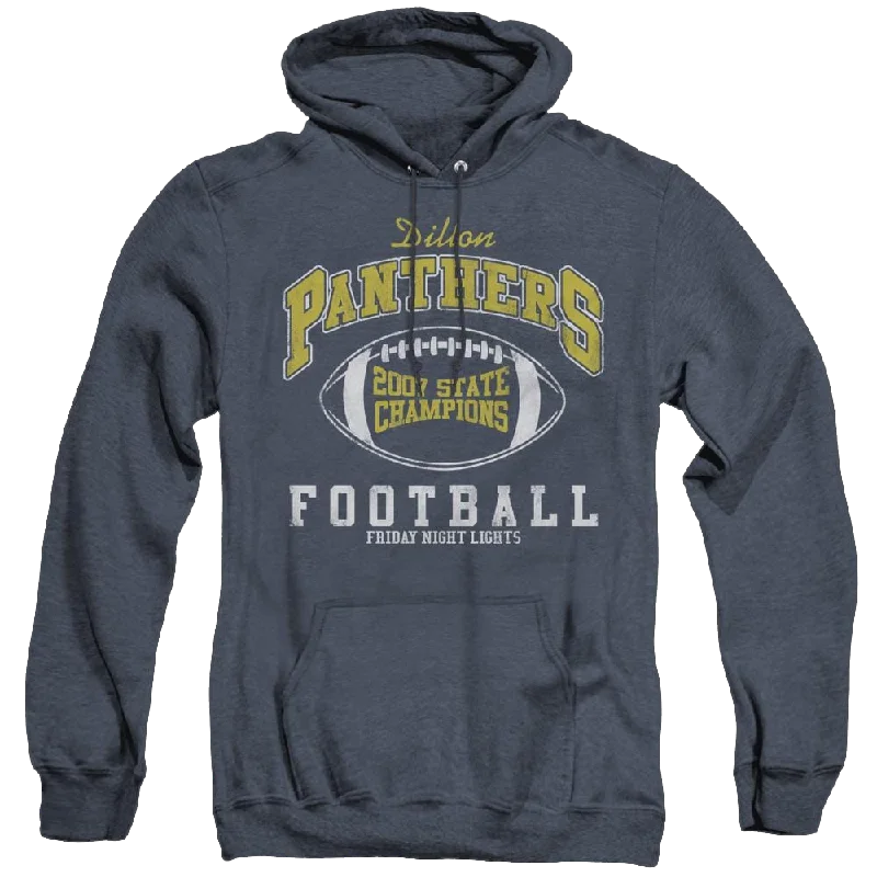 Friday Night Lights State Champs - Heather Pullover Hoodie Open Front Cardigan