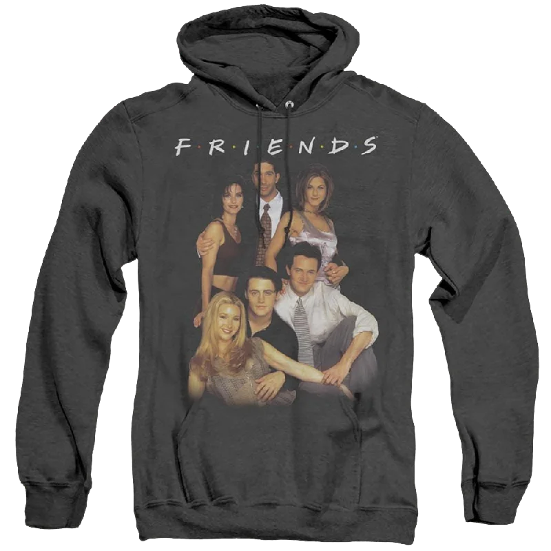 Friends Stand Together - Heather Pullover Hoodie Slim Sleeve Pullover