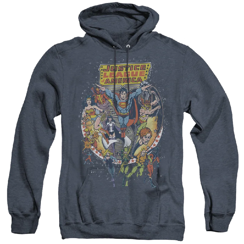 Justice League Star Group - Heather Pullover Hoodie dolman Sleeve Top