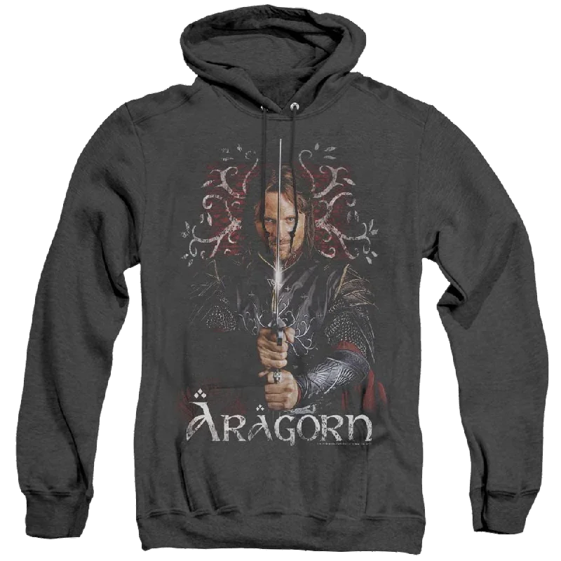 Lord Of The Rings Trilogy, The Aragorn - Heather Pullover Hoodie Chenille Soft Sweater Lord Of The Rings Trilogy, The Aragorn - Heather Pullover Hoodie Chenille Soft Sweater