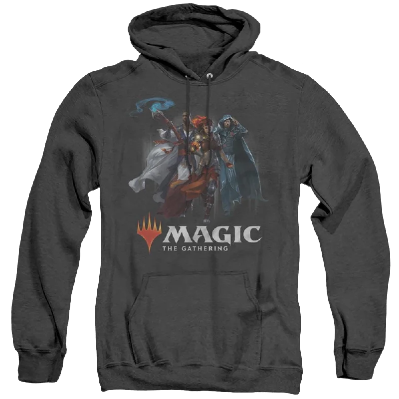 Magic The Gathering Planeswalkers - Heather Pullover Hoodie Bishop Sleeve Elegant