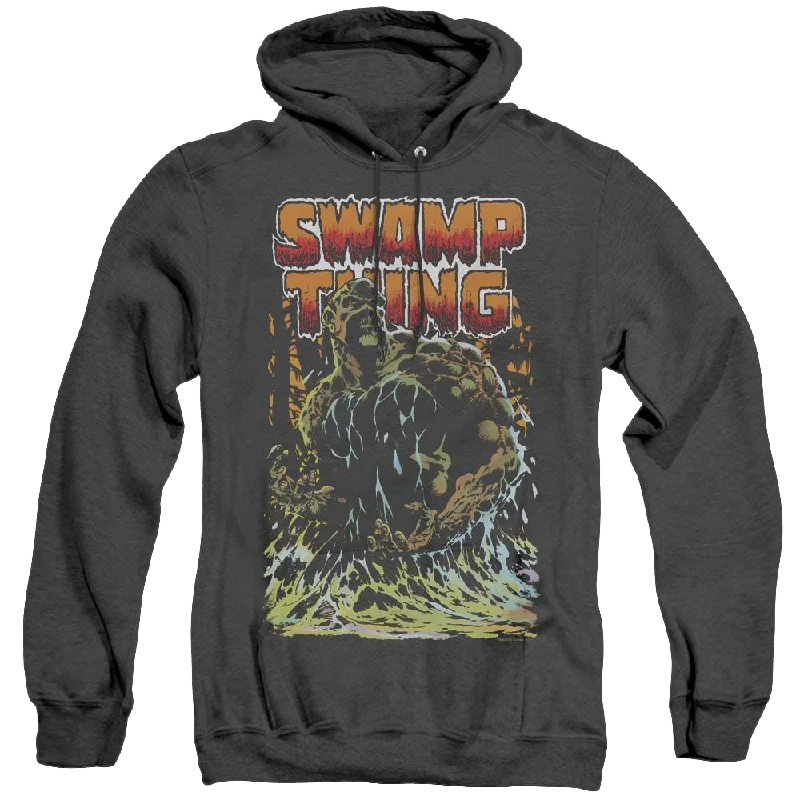 More Dc Characters Swamp Thing - Heather Pullover Hoodie Box Sleeve Comfort