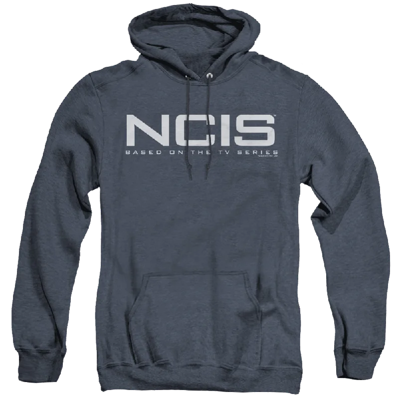 Ncis Logo - Heather Pullover Hoodie Deep Neck Pullover