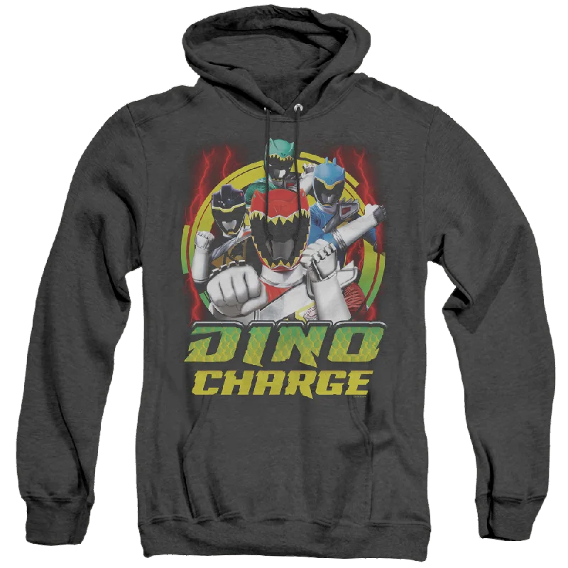 Power Rangers Dino Charge Dino Lightning - Heather Pullover Hoodie Oversized Cozy Pullover Power Rangers Dino Charge Dino Lightning - Heather Pullover Hoodie Oversized Cozy Pullover