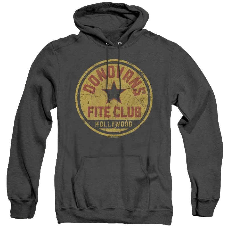 Ray Donovan Fite Club - Heather Pullover Hoodie Shawl Collar Sweater
