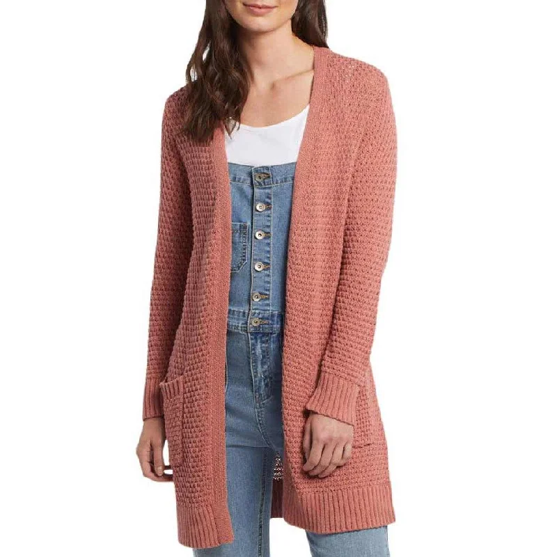 Tribal Women's Open Front Cotton Cardigan