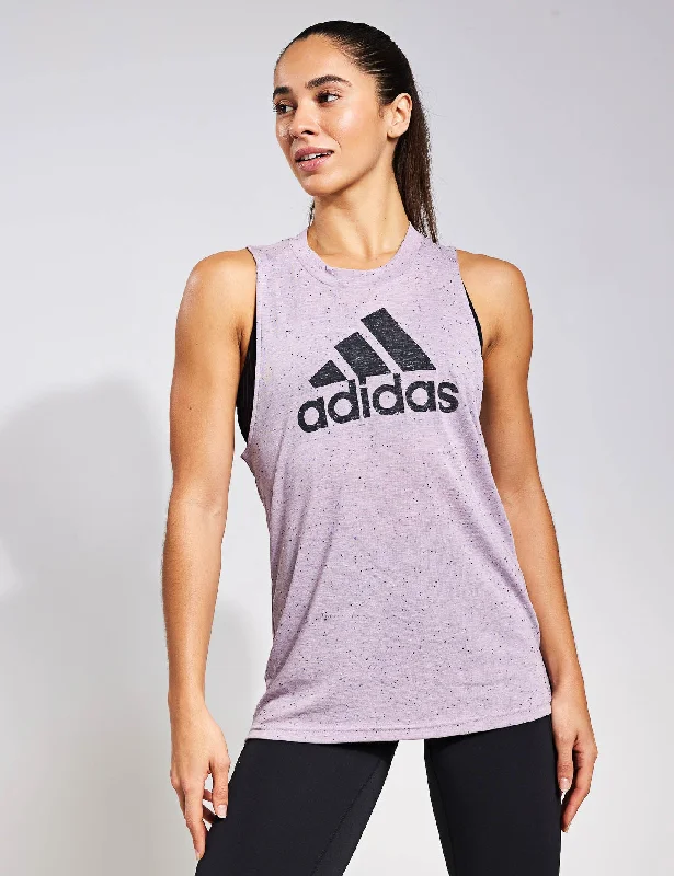 Sportswear Future Icons Winners 3.0 Tank Top - Preloved Fig Melange yoga tank top