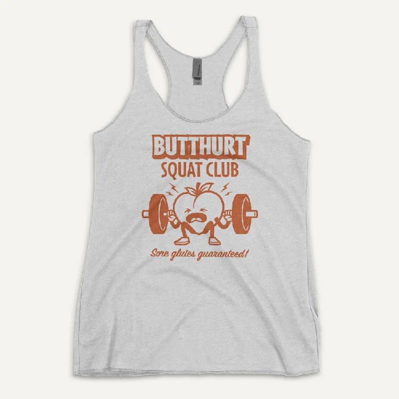Butthurt Squat Club Women’s Tank Top flowy tank top
