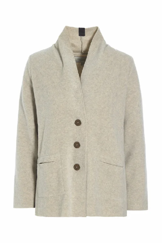 CARDIGAN - 7168 - SAND Neon metallic Matte