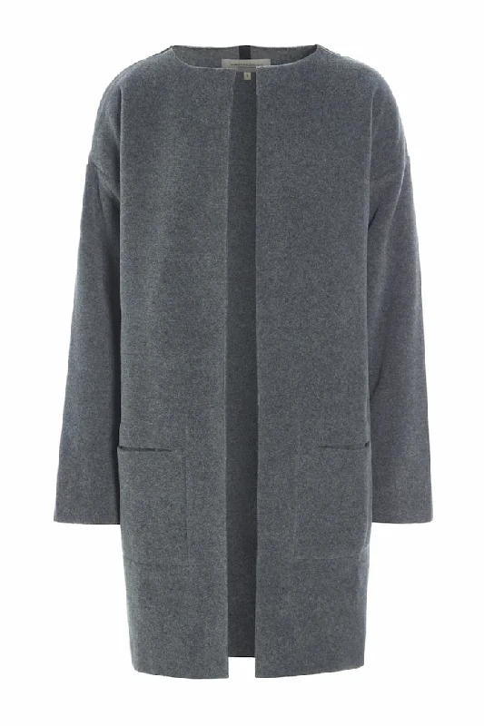 CARDIGAN - 7104 - GREY Stretchy Elastic Breathable