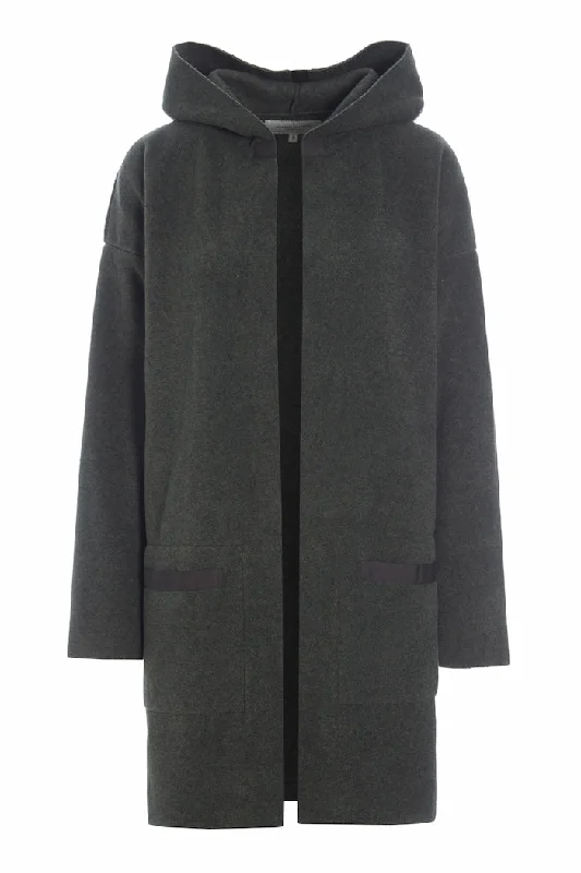 CARDIGAN WITH HOOD - 7118 - FORREST Velvet Chenille Corduroy