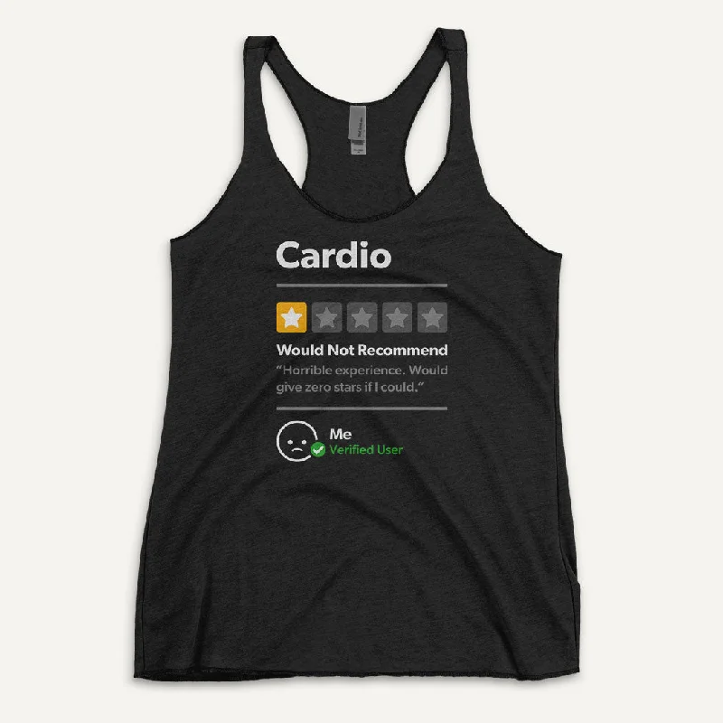 Cardio 1 Star Would Not Recommend Women's Tank Top mint tank top