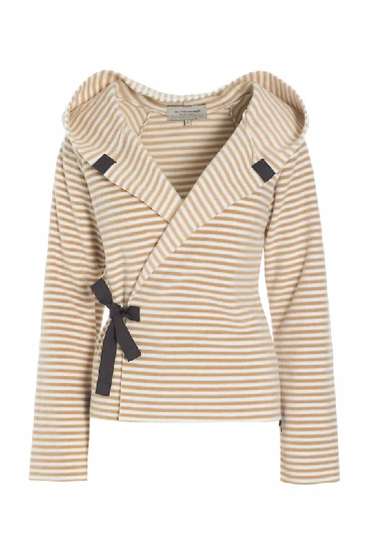 CLASSIC FLEECE WRAP CARDIGAN - 1009 - STRIPES C&O Nylon Fabric Polyester Fabric Spandex Fabric CLASSIC FLEECE WRAP CARDIGAN - 1009 - STRIPES C&O Nylon Fabric Polyester Fabric Spandex Fabric