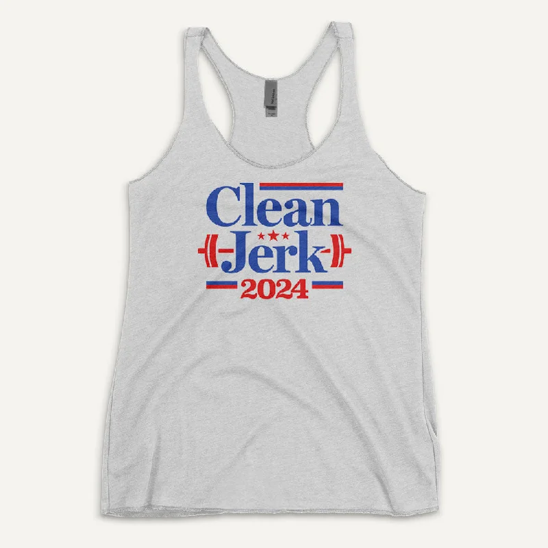 Clean And Jerk 2024 Women’s Tank Top bright tank top
