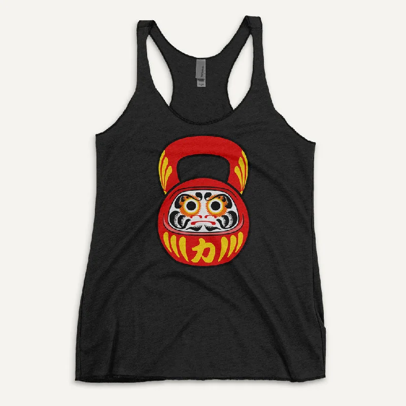 Daruma Doll Kettlebell Design Women's Tank Top basic tank top