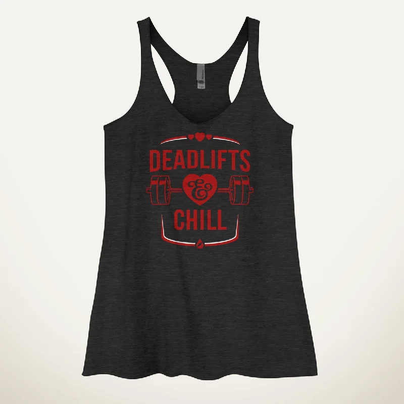 Deadlifts And Chill Women's Tank Top cropped tank top