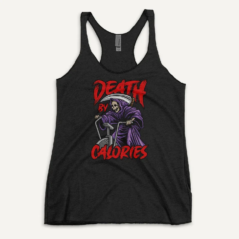 Death By Calories Women’s Tank Top sheer tank top