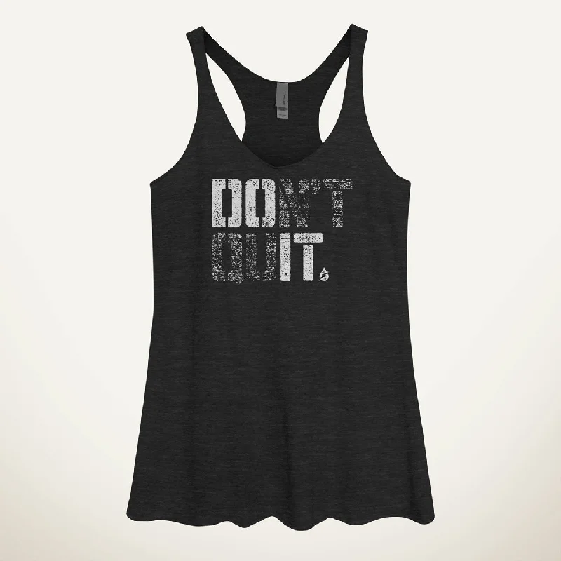 Don't Quit/Do It Women's Tank Top crew neck tank