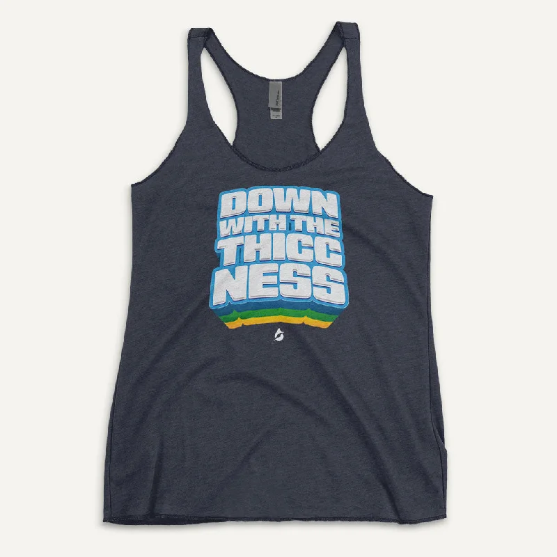 Down With The Thiccness Women's Tank Top floral tank top