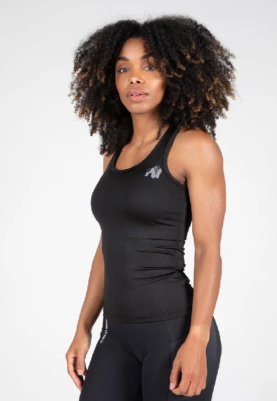 Gorilla Wear Indianapolis Tank Top - Black turquoise tank top