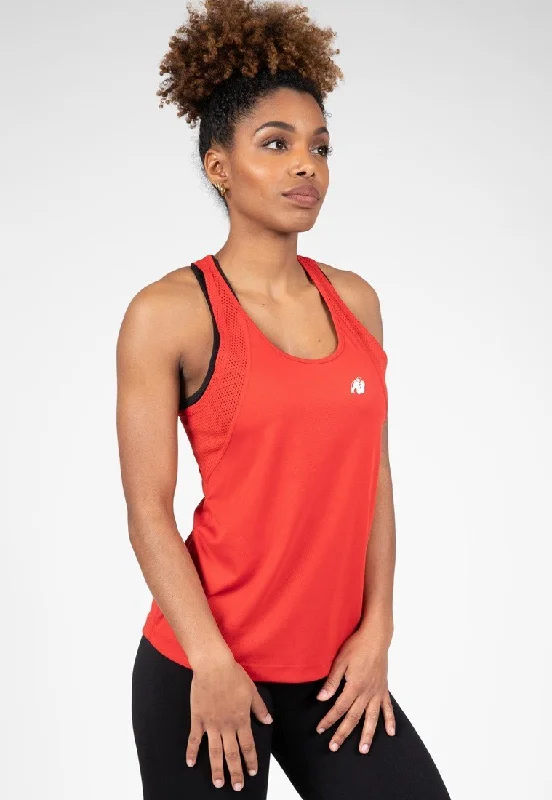 Gorilla Wear Seattle Tank Top - Red fitness tank top