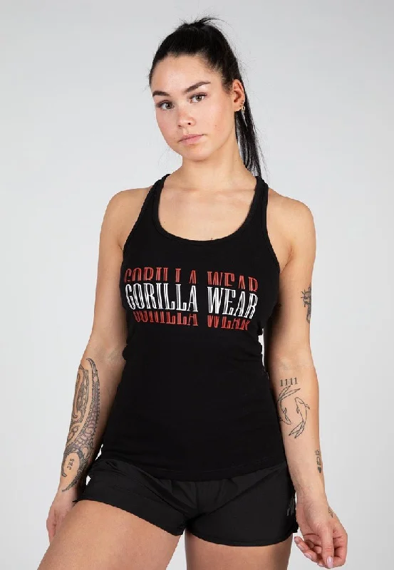 Gorilla Wear Verona Tank Top - Black navy tank top