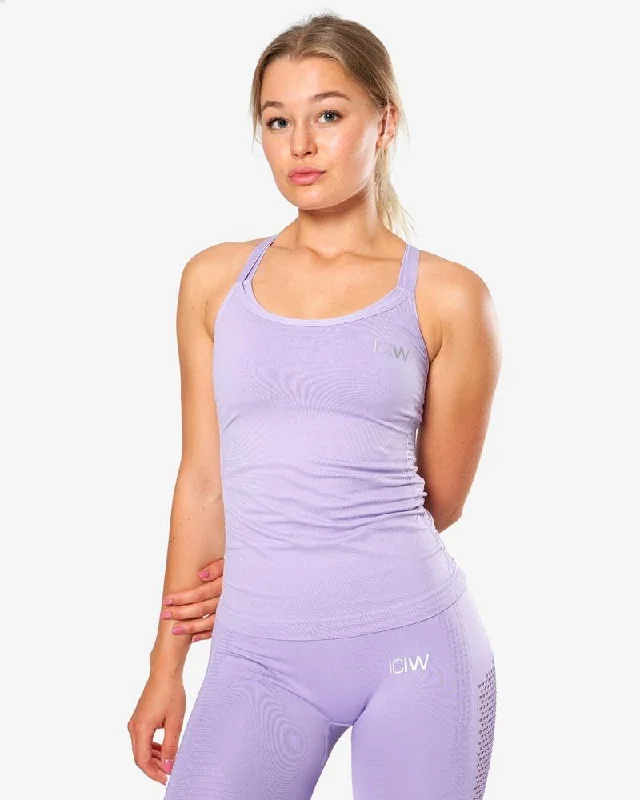 ICIW Dynamic Seamless Tank Top - Light Lilac cute tank top