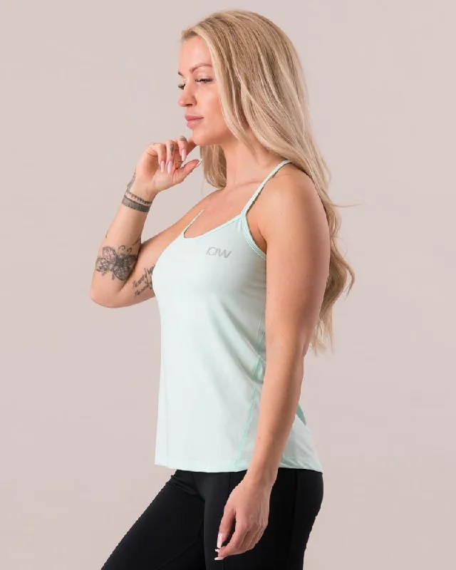ICIW Spaghetti Tank Top - Mint pastel tank top