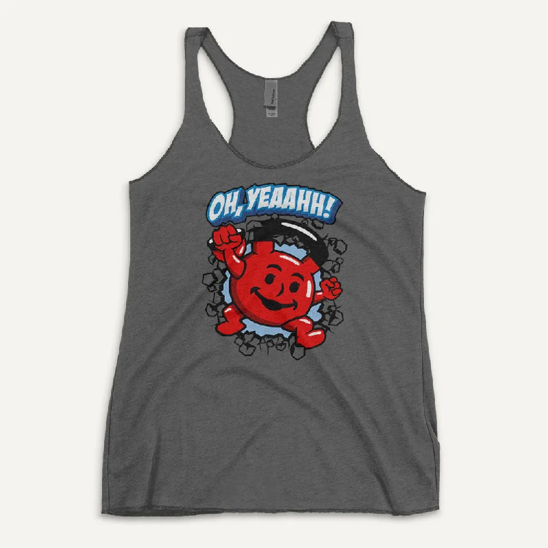 Kettlebell Man Oh Yeah Women's Tank Top solid color tank