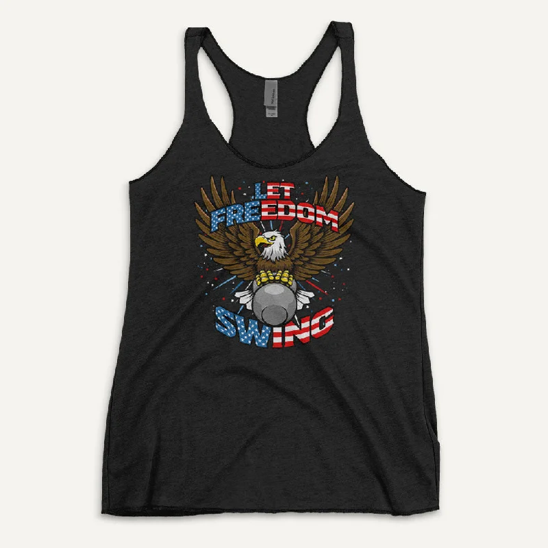 Let Freedom Swing Women's Tank Top vibrant tank top