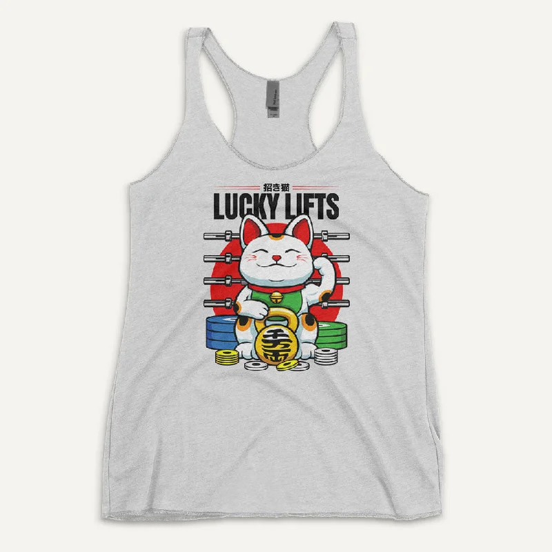 Lucky Cat Lucky Lifts Women’s Tank Top flexible tank top