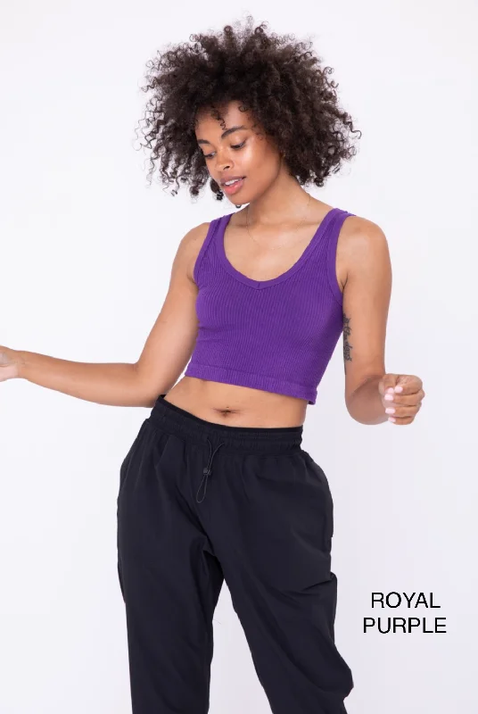Mono B: Take Me Everywhere Ribbed Seamless Brami Tank Top | 23 Colors bold tank top