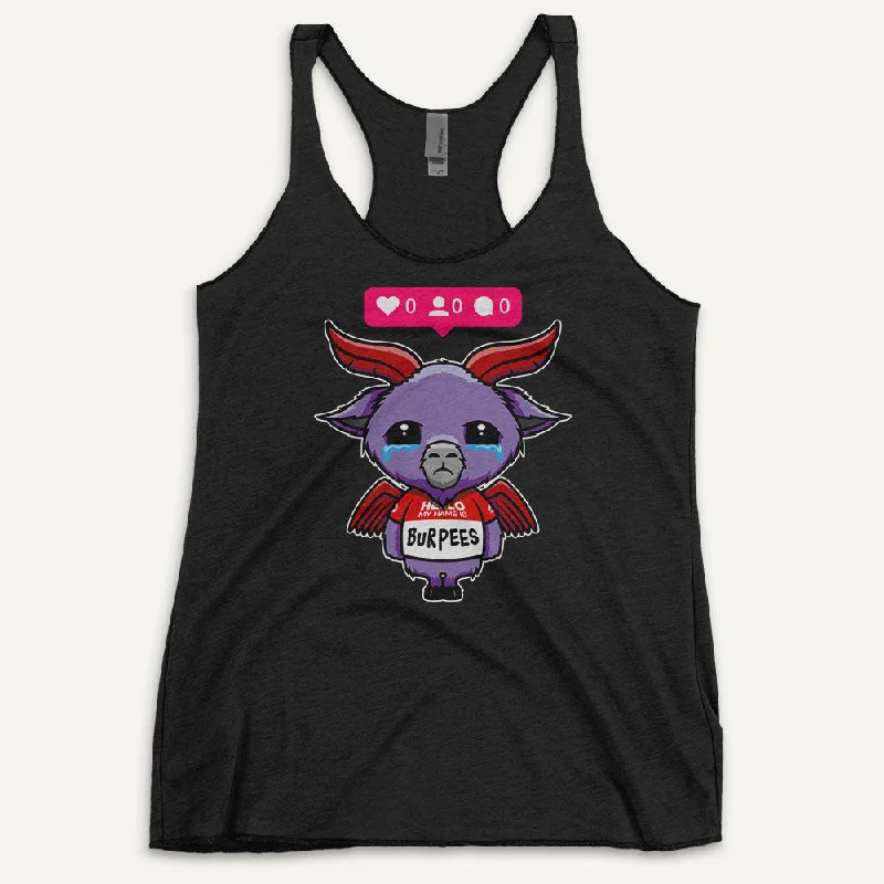 Nobody Likes Burpees Women's Tank Top glitter tank top
