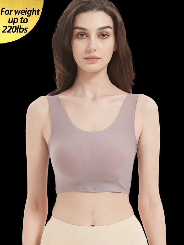 Seamless Breathable Ice Silk Crop Tank Top essential tank top