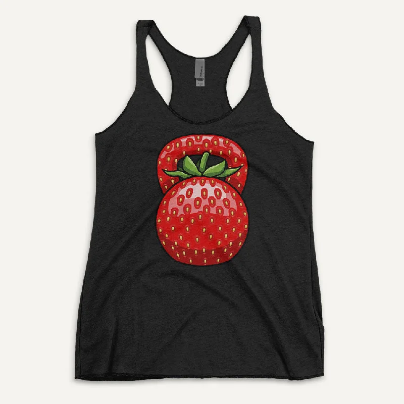 Strawberry Kettlebell Design Women’s Tank Top comfortable tank top