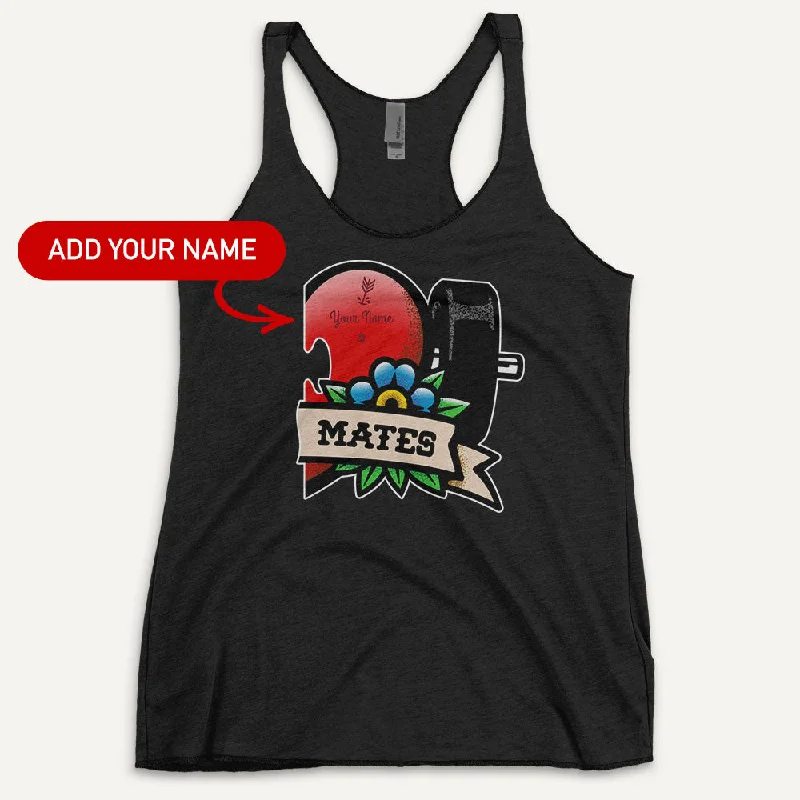Swole Mates Personalized Women's Tank Top (Mates) long tank top