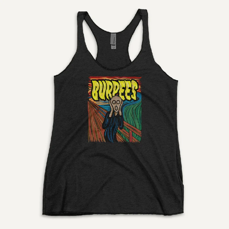 The Scream Burpees Women’s Tank Top sequin tank top