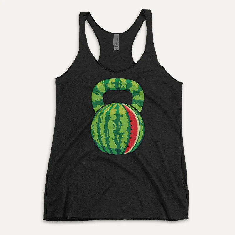 Watermelon Kettlebell Design Women's Tank Top cozy tank top